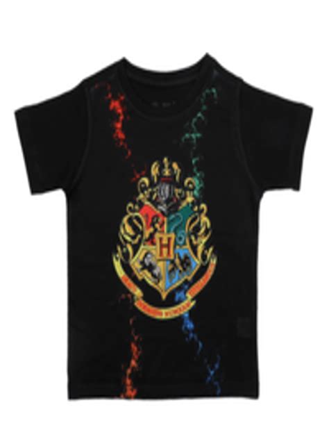 Buy Harry Potter Boys Black Harry Potter Printed Round Neck T Shirt