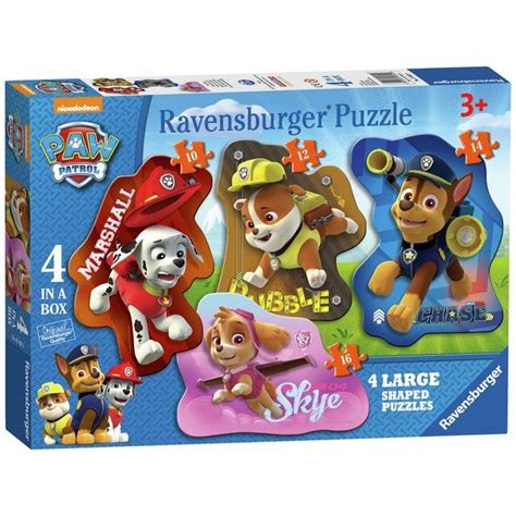 Buy Ravensburger Paw Patrol Floor 4 Shaped Jigsaw Puzzles Early