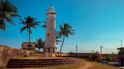 Sri Lanka Galle Galle Fort Lighthouse Wallpapers Hd Desktop And