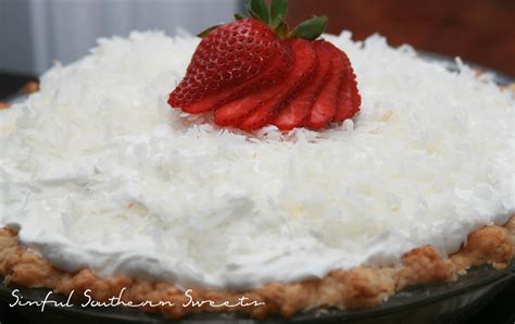 Bake until firm, about 45 to 60 minutes. Sinful Southern Sweets: Coconut Cream Pie