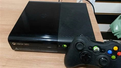 Xbox 360 Super Slim 250gb Joga Online Usado Hdmi 15 Jogos Garantia R