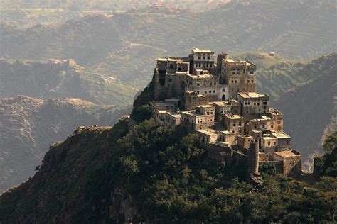 Yemen Al Mahwit Village On The Top Of A Hill Yemen See Flickr
