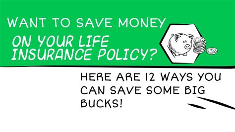Here Are 12 Ways To Save Money On Your Life Insurance Policy Youtube