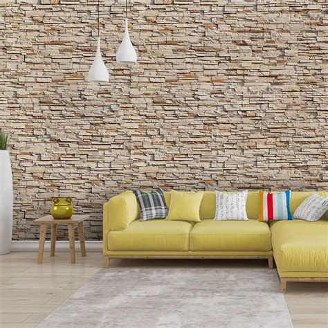 Decorative Stone Wall Wallpaper Merawalaprint Marbles And Stones