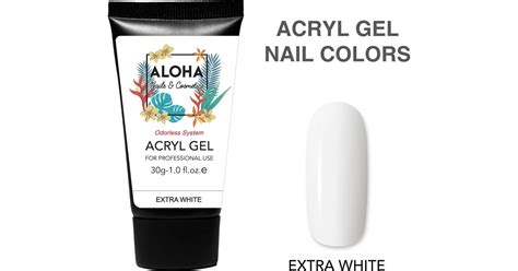 Aloha Nails Cosmetics Extra White Acrygel Gr Bestprice Gr