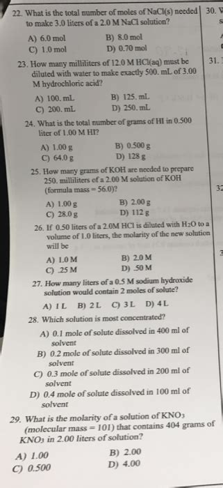 Gram formula mass of naoh= 23g+16g+1g=40g. Solved: What Is The Total Number Of Moles Of NaCl(s) Neede ...