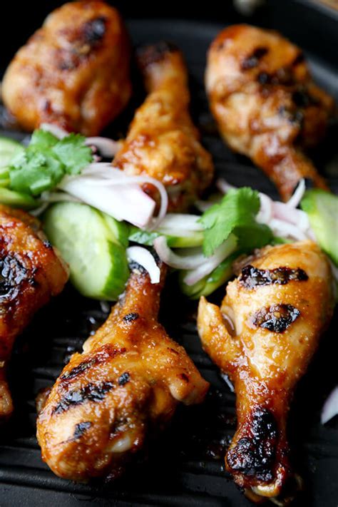 Salt, and a few grinds of pepper. Hoisin Chicken with Pickled Cucumber Salad - Pickled Plum ...