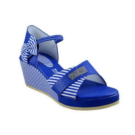 Ladies Supreme High Heel Blue Sandal Rs 350 Pair K A Enterprise Id