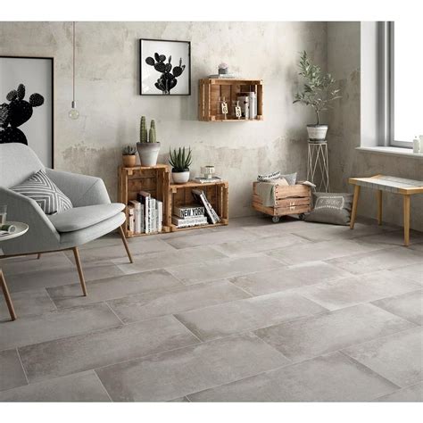 Adessi District Gray Porcelain Tile 15 X 30 100581719 Floor And