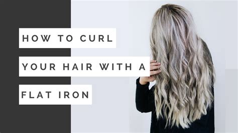 Products to make straight hair curly. How to Curl Your Hair With a Flat Iron (Straightener ...