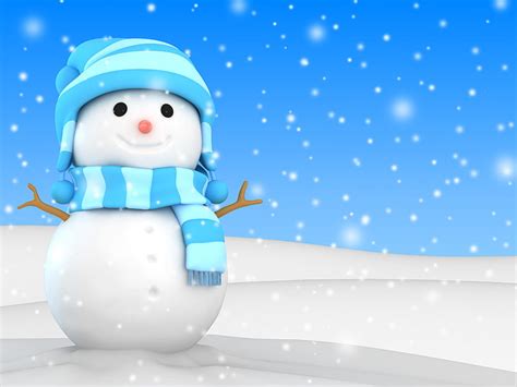 Hd Wallpaper White And Red Snowman Illustration Happy Winter Cute