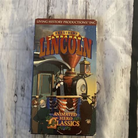 Animated Hero Classics President Abraham Lincoln Vhs Tape And Activity