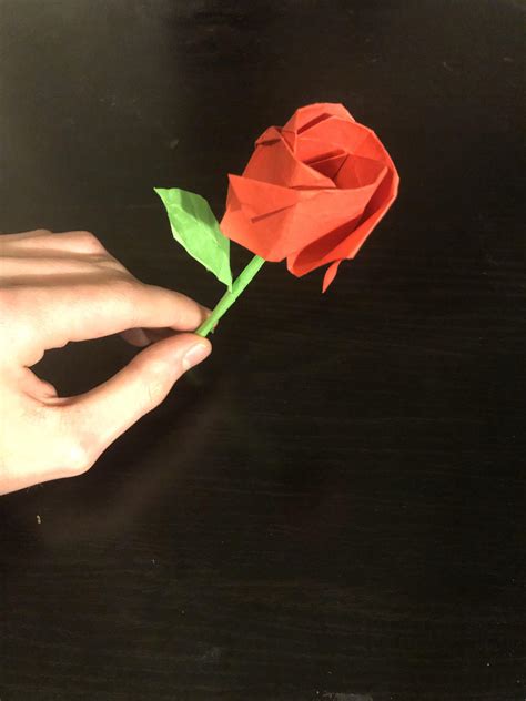 Origami Rose By Jo Nakashima Folded By Me Rorigami