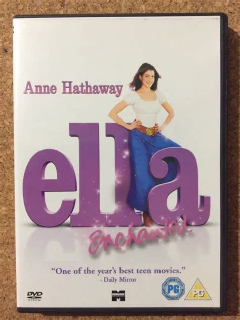 Ella Enchanted Dvd Anne Hathaway Joanna Lumley Jimi Mistry Minnie
