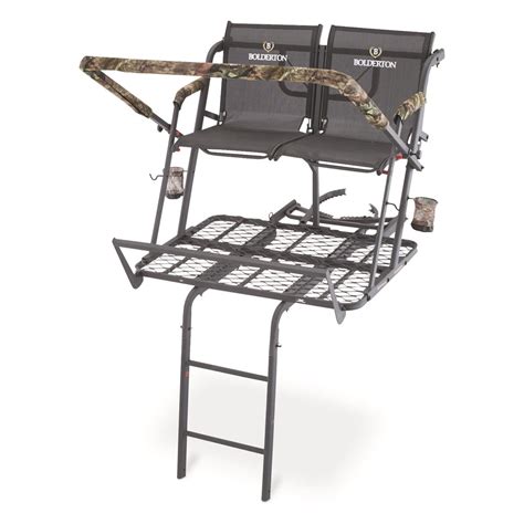 Bolderton 18 Two Person Tree Stand Ladder Stands For Deer Hunting