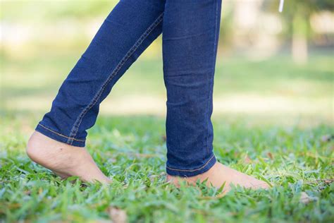 Grounding — Walking On Grass Barefoot — Has Health Benefits Research