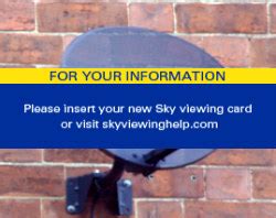 If you have telegram, you can view and join skycard right away. Please insert your new Sky viewing card