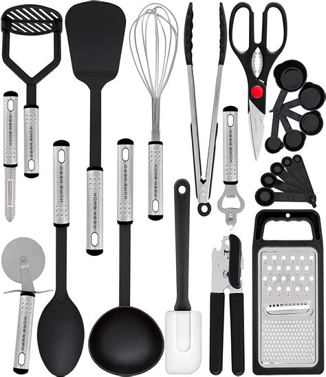 Kitchen Utensil Set 23 Nylon Cooking Utensils Kitchen Utensils With