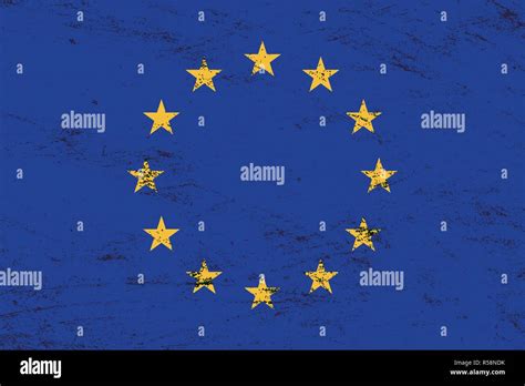 Damaged European Union Flag Hi Res Stock Photography And Images Alamy