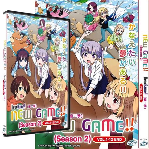 New Game Season 2 Vol 1 12 End Anime Dvd Anime Dvd Anime New Game