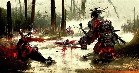 Samurai Battle Wallpaper