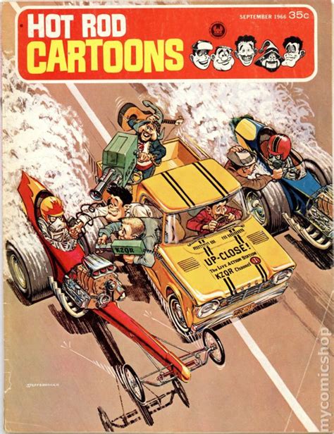 Hot Rod Cartoons Peterson Publishing Magazine Comic Books