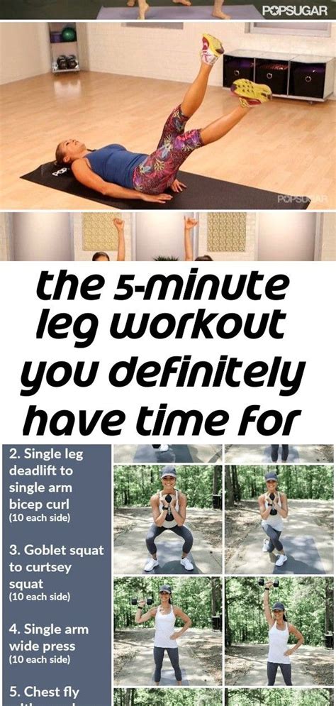 The 5 Minute Leg Workout You Definitely Have Time For Leg Workout