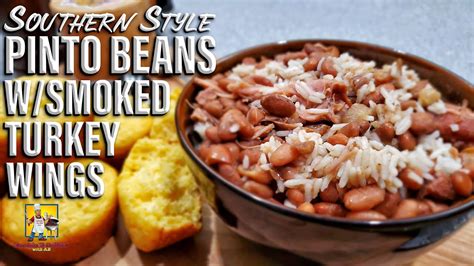 southern style pinto beans w smoked turkey wings easy instant pot recipes