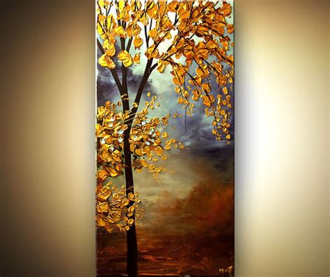 Abstract Art By Osnat Tzadok Modern Landscape Painting Abstract Tree