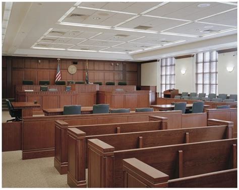 Civil Trial Courtroom Layout