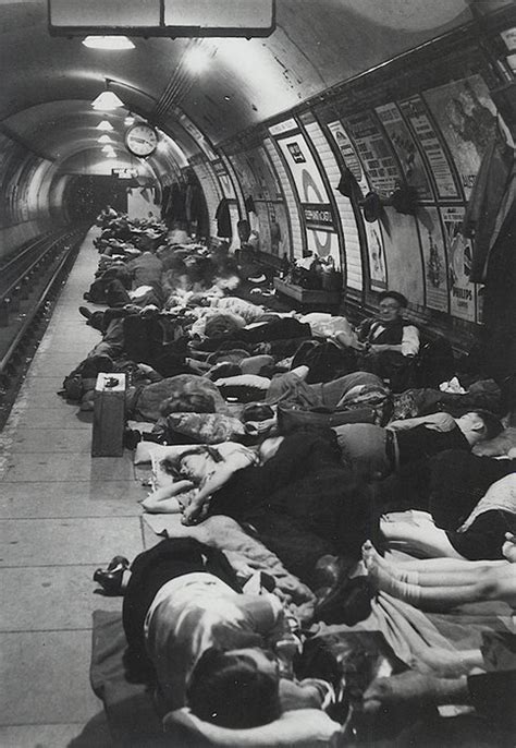 Bill Brandt 1904 1983 Londoners Take Shelter In Underground Station