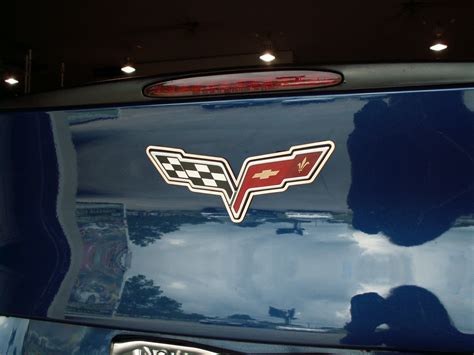 American Car Craft Corvette C6 Emblem Rings Polished 2pc 2005 2013 C6 All