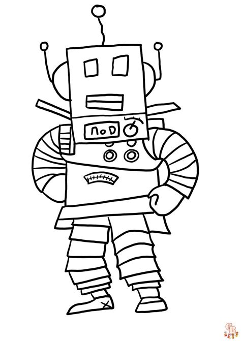 Color Your Way To Fun With Roblox Robot Coloring Pages