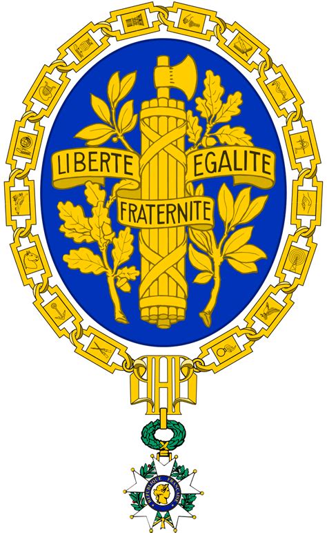 Coat Of Arms Of The French Republic France Wikipedia Guy Martin