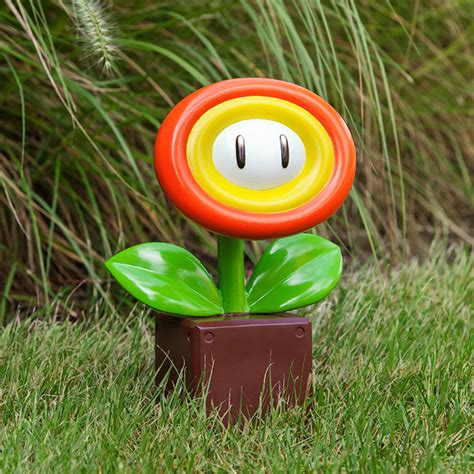 This is a lesson that i just had to make because there are a lot of fans out there that love mario bros., but. Super Mario Fire Flower Garden Statue