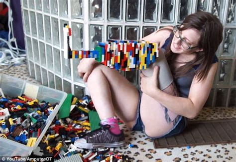 Putting The Leg In Lego Woman Builds Prosthetic Out Of