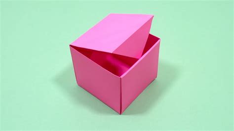 Easy Paper Box How To Make Origami Box With Color Paper Diy Paper