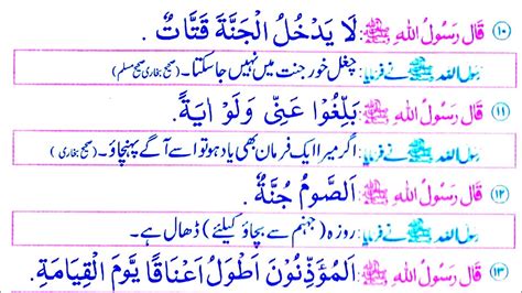 Part 2 40 Hadees Hadees With Arabic Hd Text And Urdu Translation