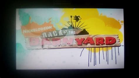 Nickelodeon Back At The Barnyard Premiere Commercial