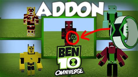 ADDON Ben 10 Omniverse V 10 Minecraft PE YouTube