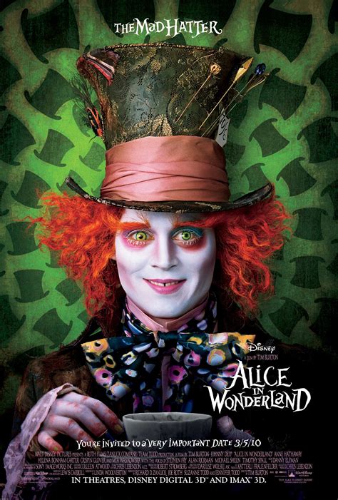 mad hatter alice in wonderland desktop wallpaper