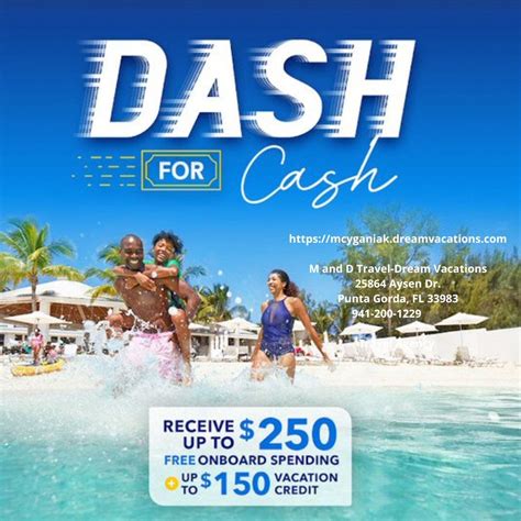 Travel Agency M And D Travel Dream Vacations Dash For Cash Vacation
