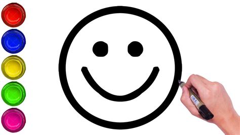 How To Draw Smiley Happy Face Emoji Emoji Drawings Draw Emoji
