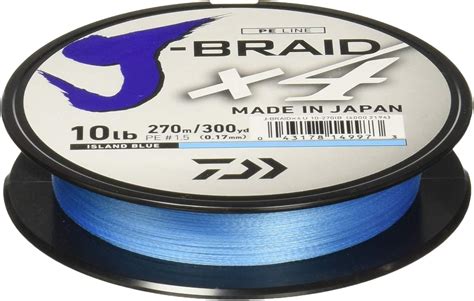 Daiwa J Braid X4 Braided Line 300 Yards 10 Lbs007