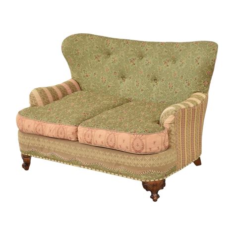 67 Off Bassett Furniture Bassett Decorative Upholstered Loveseat Sofas