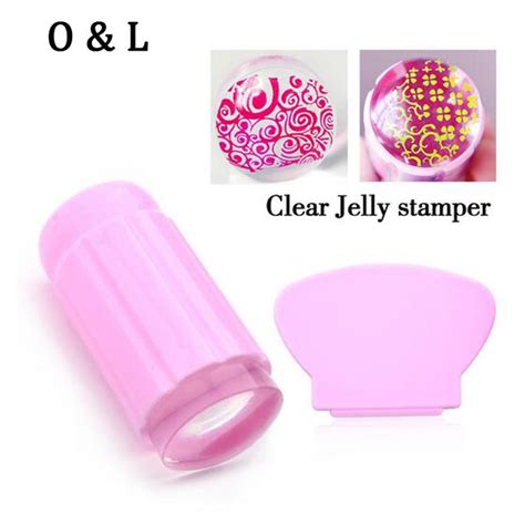 New 1pcs 28cm Clear Jelly Stamper Transparent Silicone Marshmallow