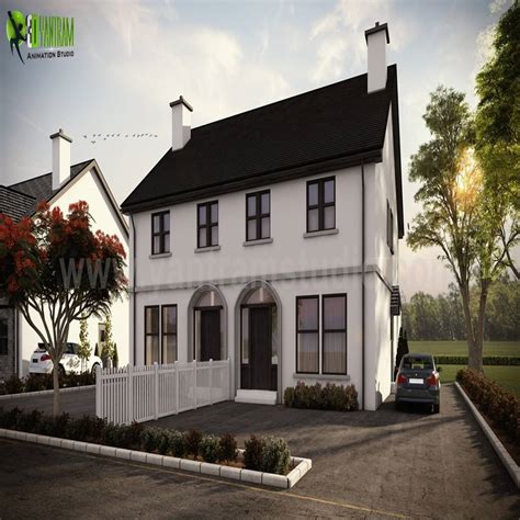 Small House Exterior Design Ideas By Yantram Architectural Rendering