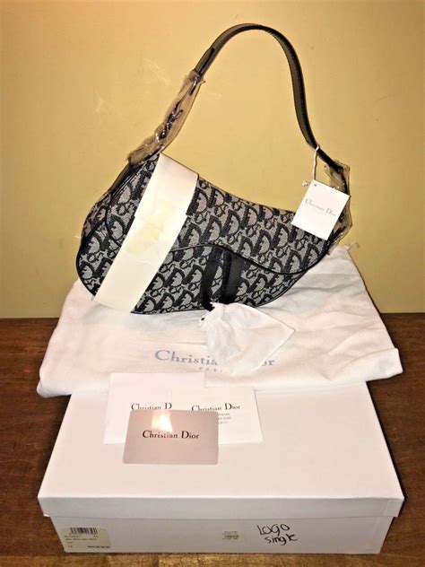 NWT! CHRISTIAN DIOR MONOGRAM SADDLE BAG IN DENIM | Dior saddle bag, Mini saddle bags, Bags