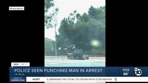 Video Shows Sdpd Officers Punching Man During Arrest