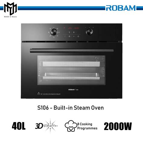 Robam 40l Built In Steam Oven With 3d Steaming Technology And 8 Cooking